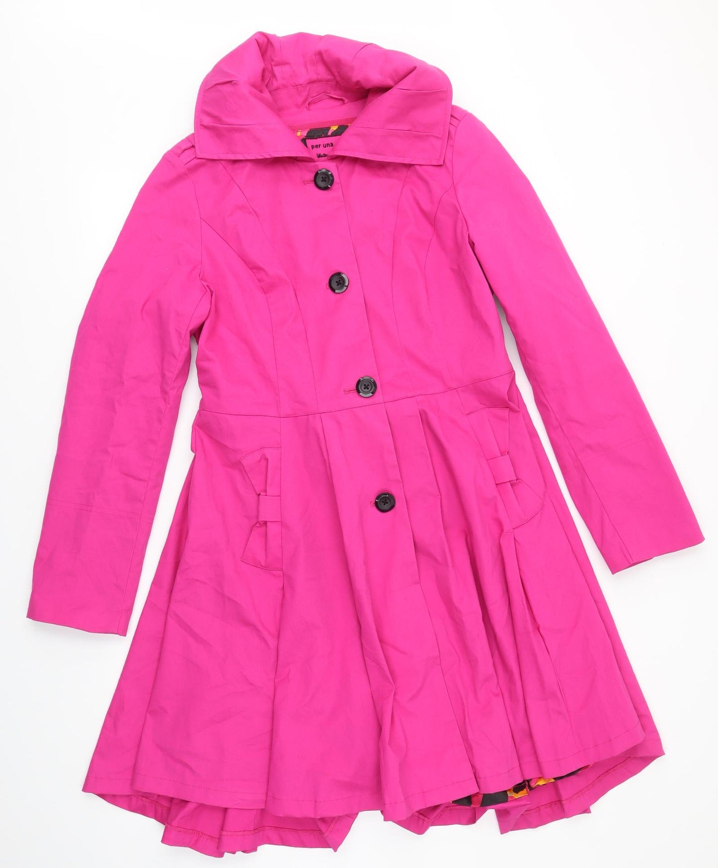 M&S Womens Pink   Jacket Coat Size 12