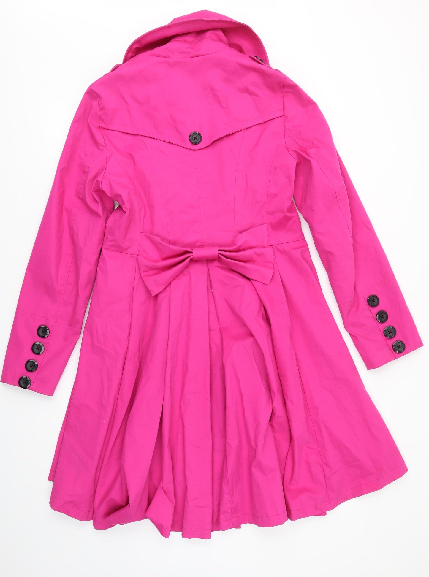 M&S Womens Pink   Jacket Coat Size 12