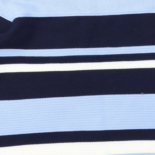 Ivy Womens Ivory Striped  Pullover Jumper Size M