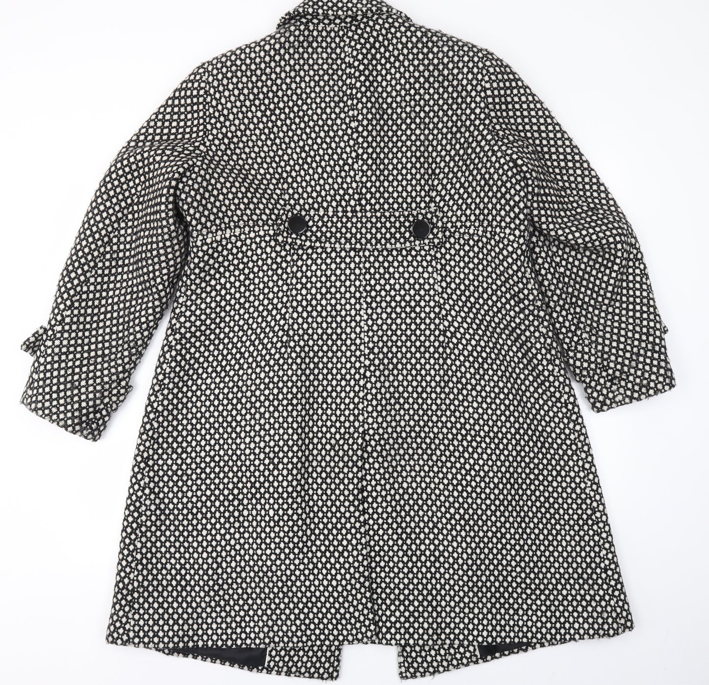 M&S Womens Grey Geometric  Jacket Coat Size 18