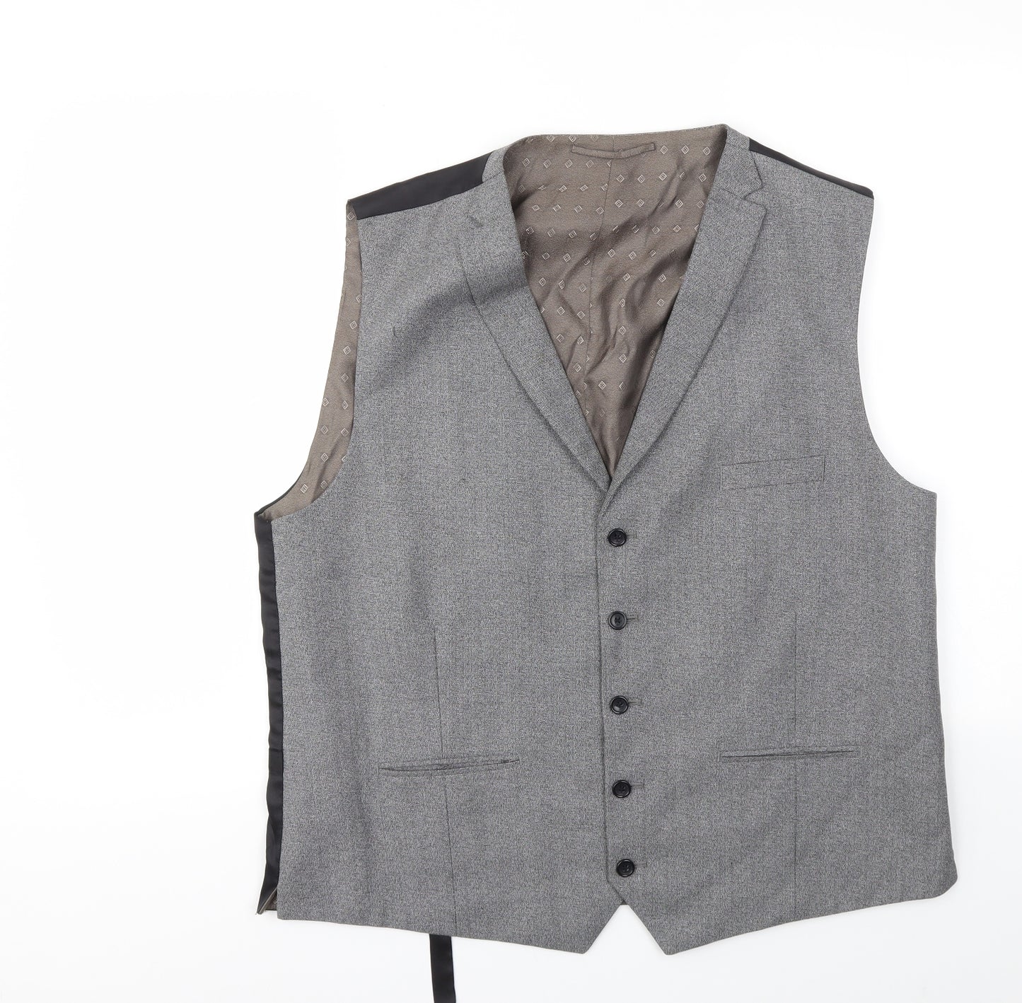 NEXT Mens Grey   Jacket Suit Waistcoat Size 46