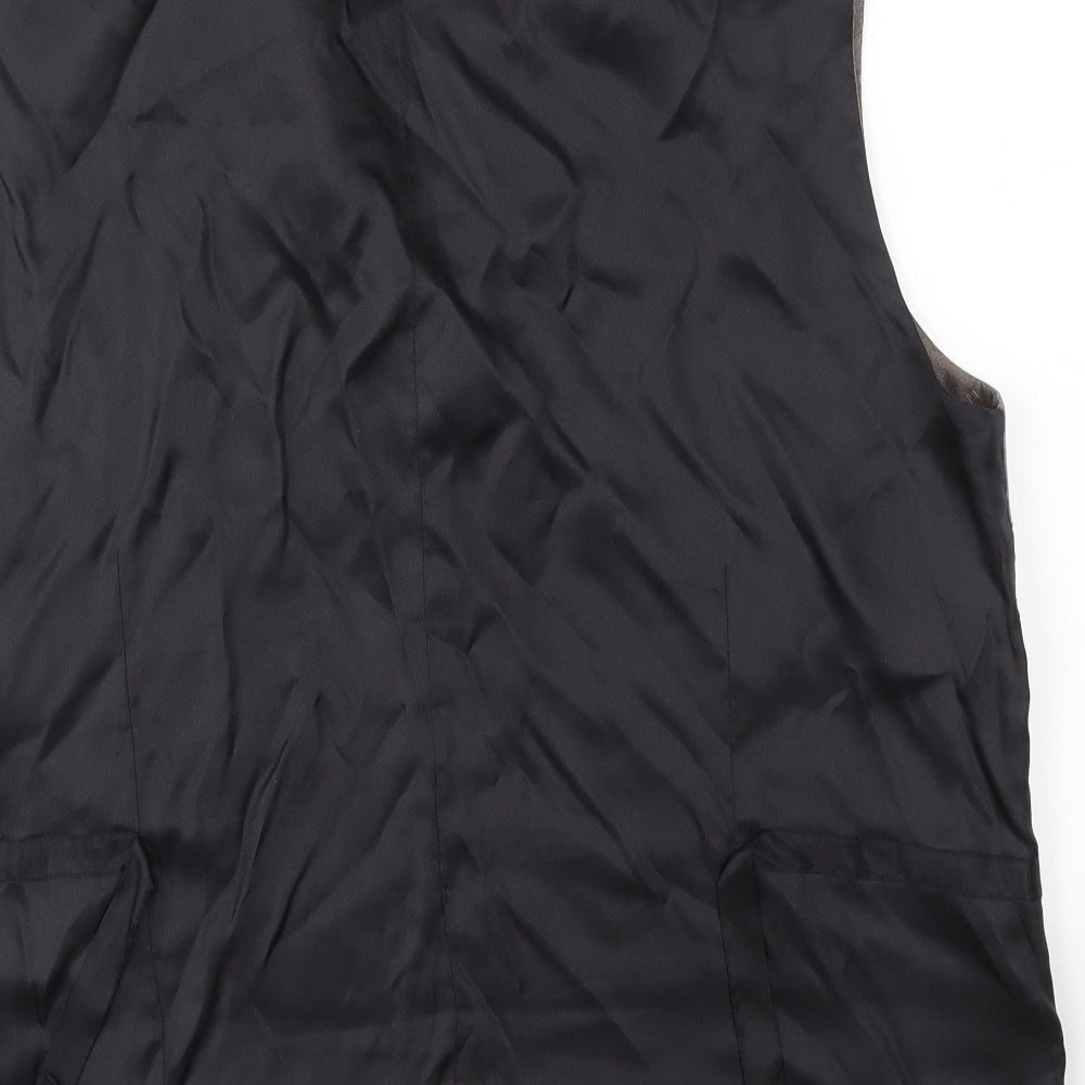 NEXT Mens Grey   Jacket Suit Waistcoat Size 46