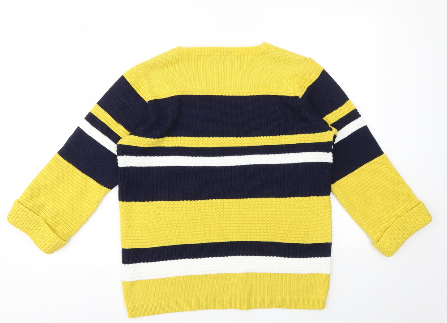 Ivy Womens Multicoloured Striped  Pullover Jumper Size M