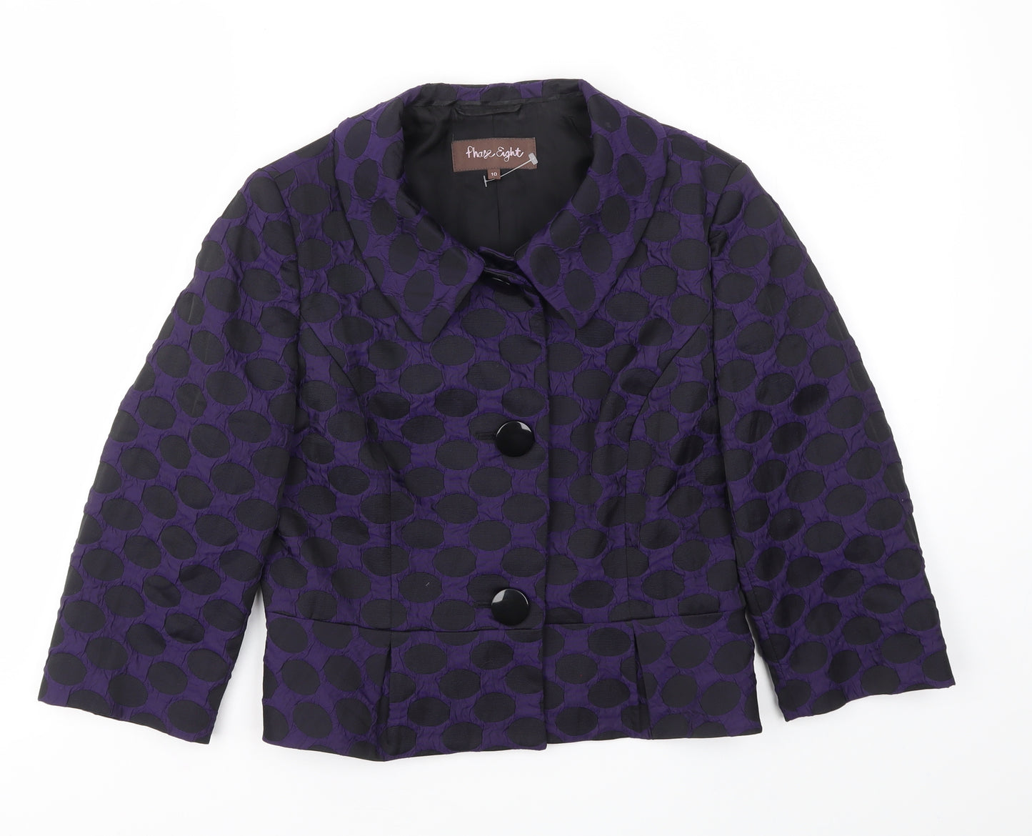 Phase Eight Womens Multicoloured Geometric  Jacket Blazer Size 10