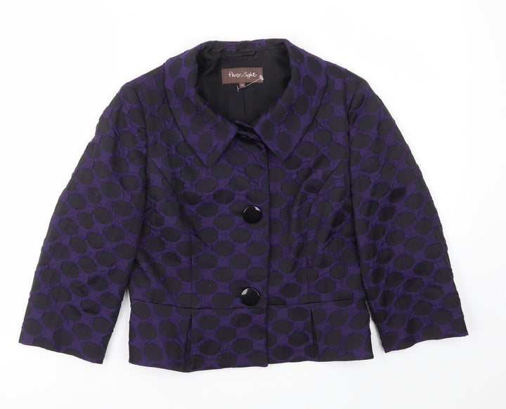 Phase Eight Womens Multicoloured Geometric  Jacket Blazer Size 10