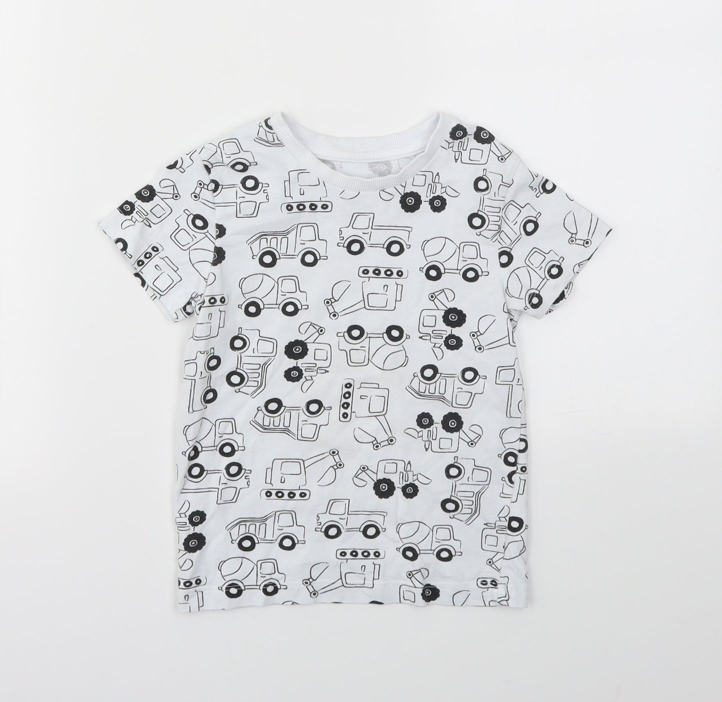 Matalan Boys Multicoloured Geometric  Basic T-Shirt Size 3-4 Years