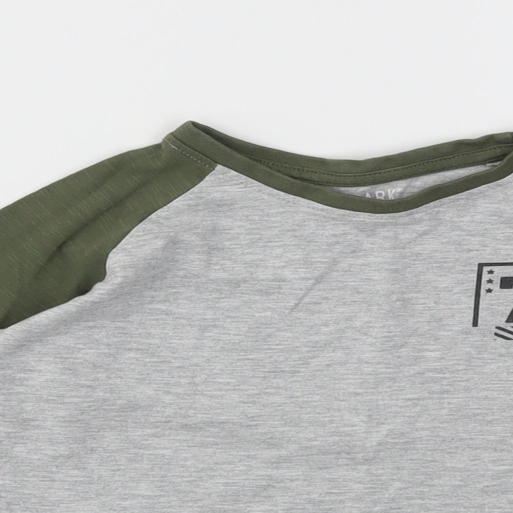 Primark Boys Ivory   Basic T-Shirt Size 4-5 Years