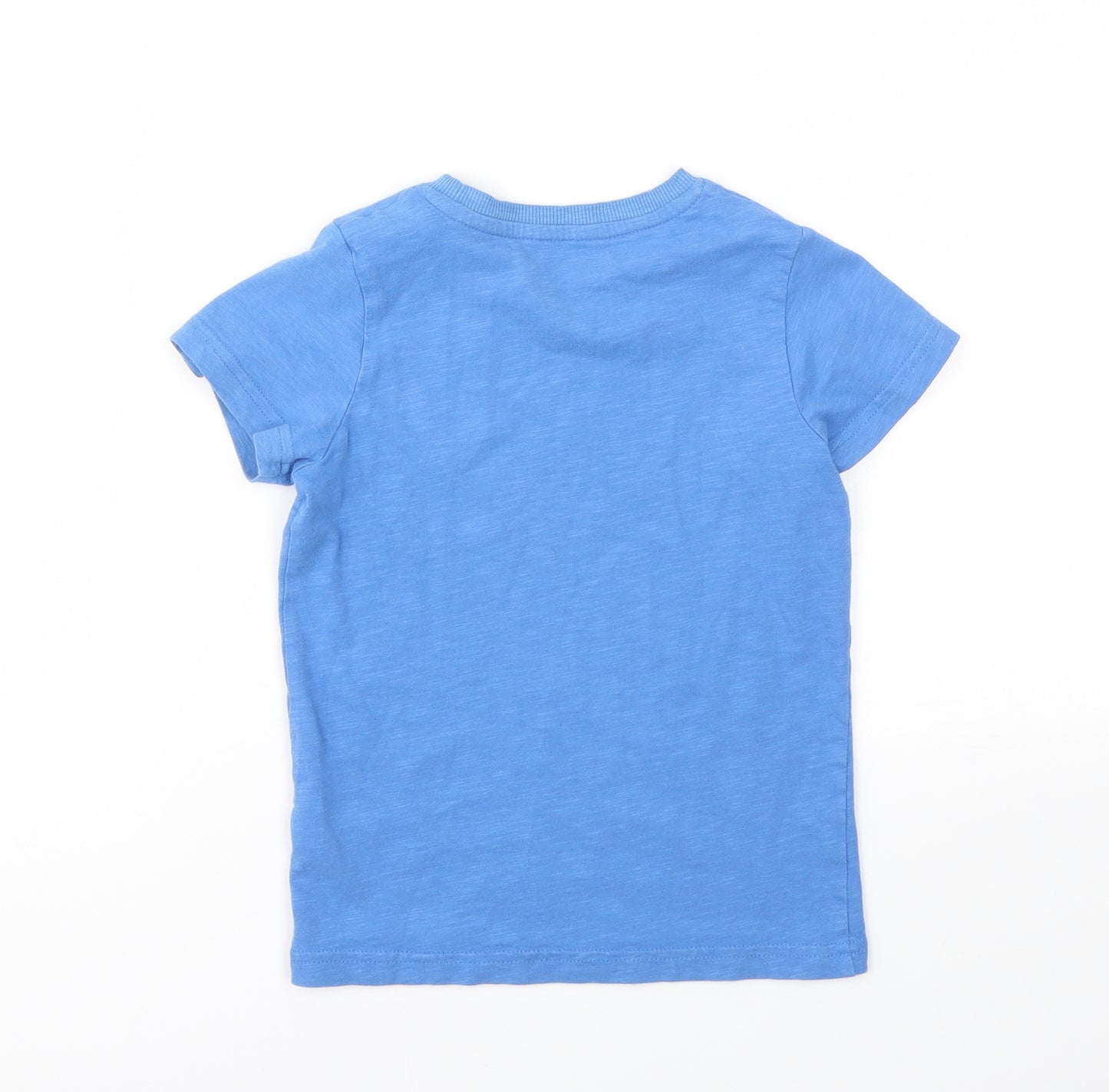 Matalan Boys Blue   Basic T-Shirt Size 5 Years