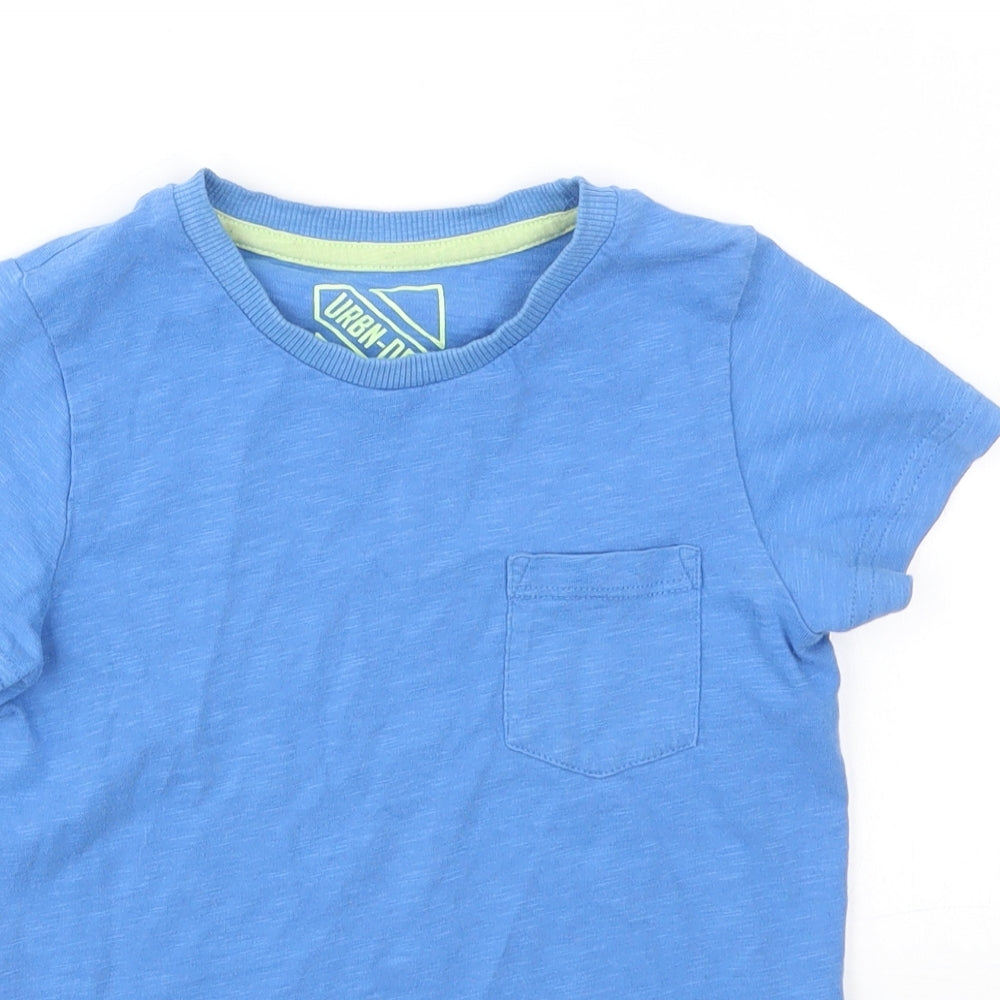 Matalan Boys Blue   Basic T-Shirt Size 5 Years
