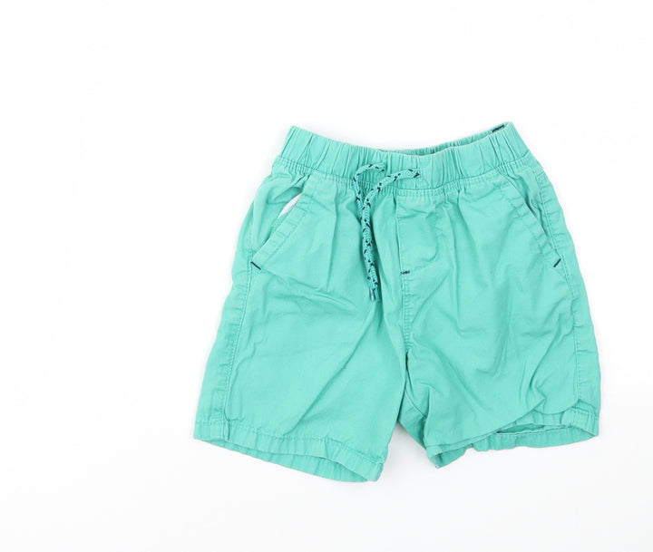 Rebel Boys Green Houndstooth Cargo Shorts Size 2 Years