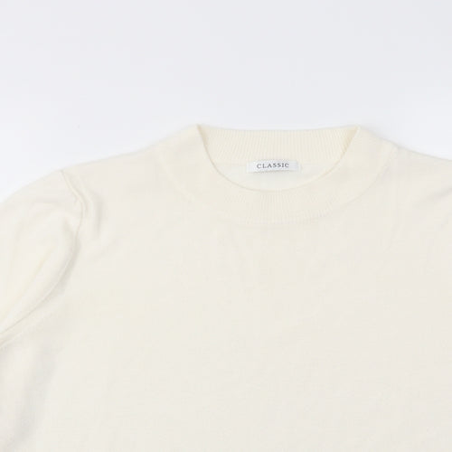 M&S Womens Ivory   Pullover Jumper Size 20