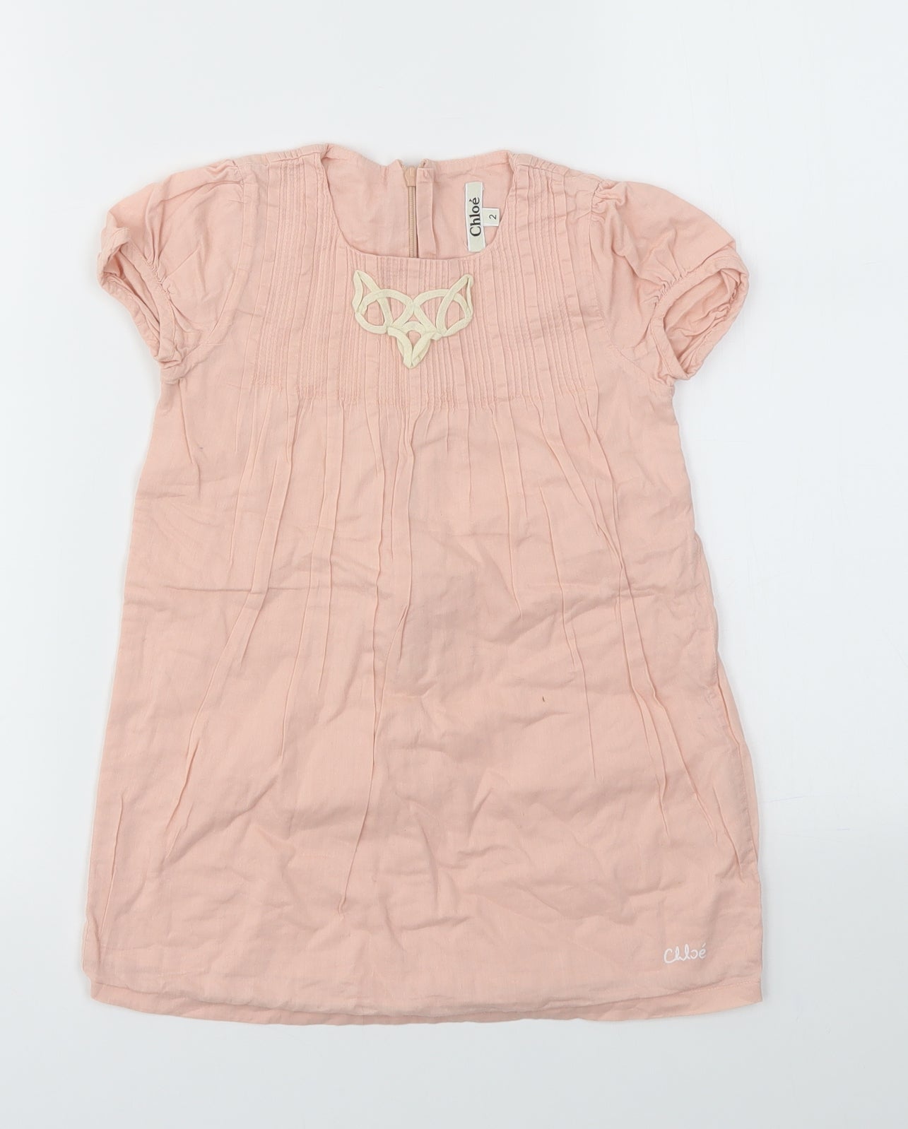 CHLOE  Girls Pink   Fit & Flare  Size 2 Years