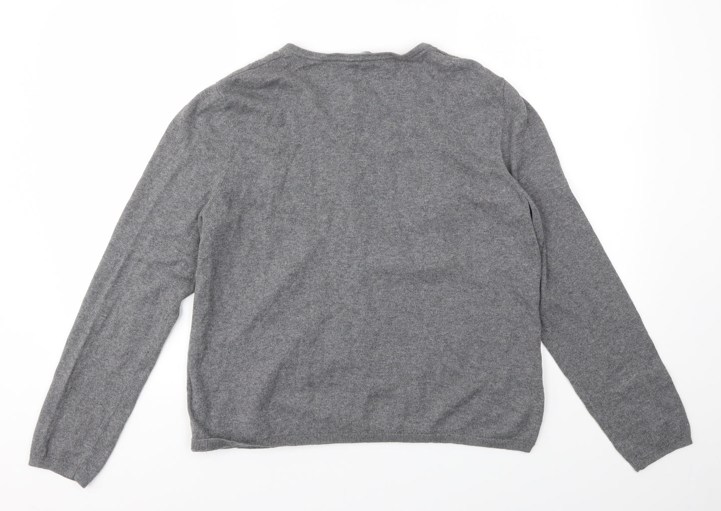 Laura Ashley Womens Grey   Cardigan Jumper Size 16