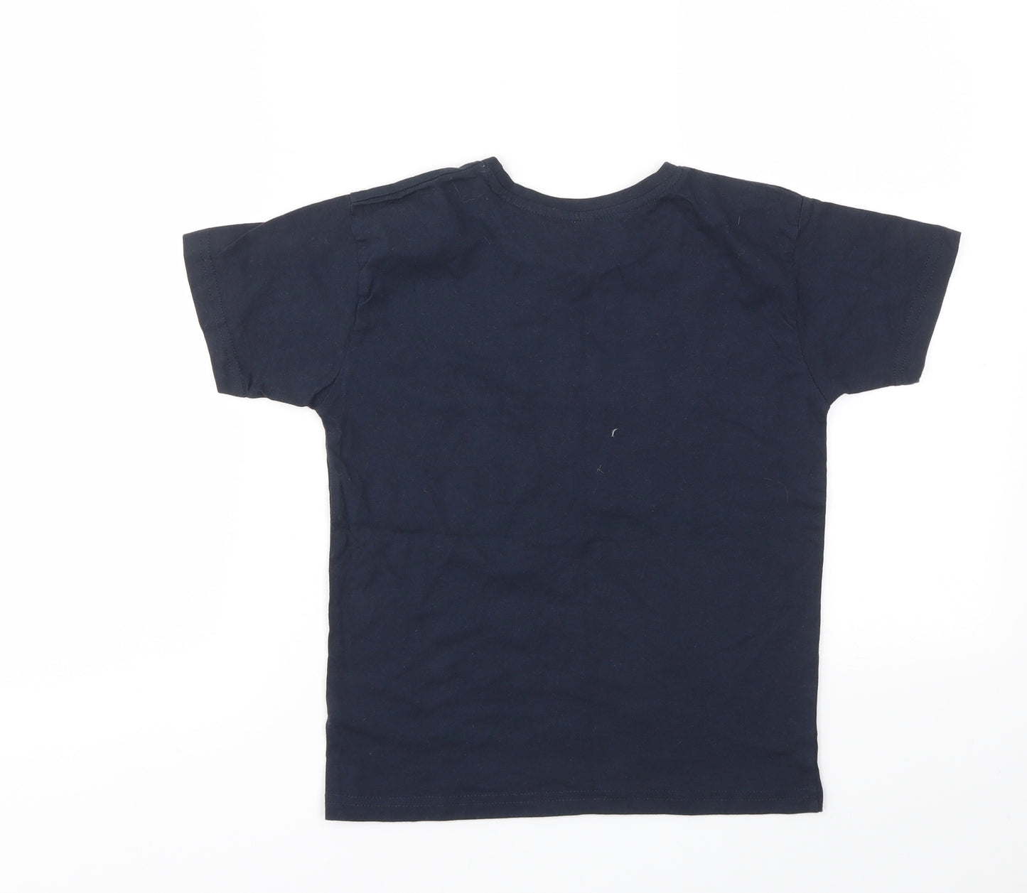 Preworn Boys Blue   Basic T-Shirt Size 7-8 Years