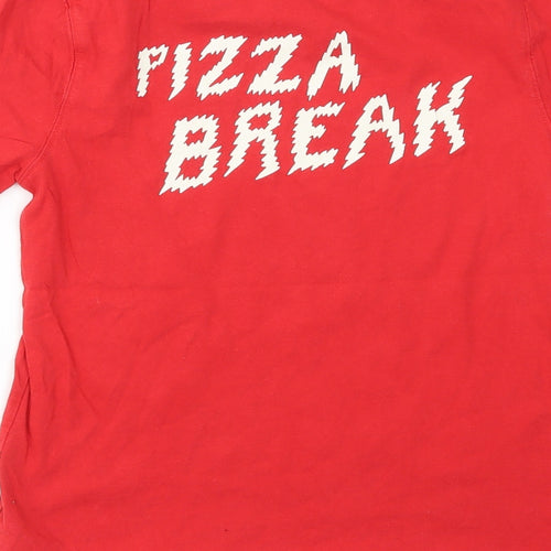 Preworn Boys Red   Basic T-Shirt Size M