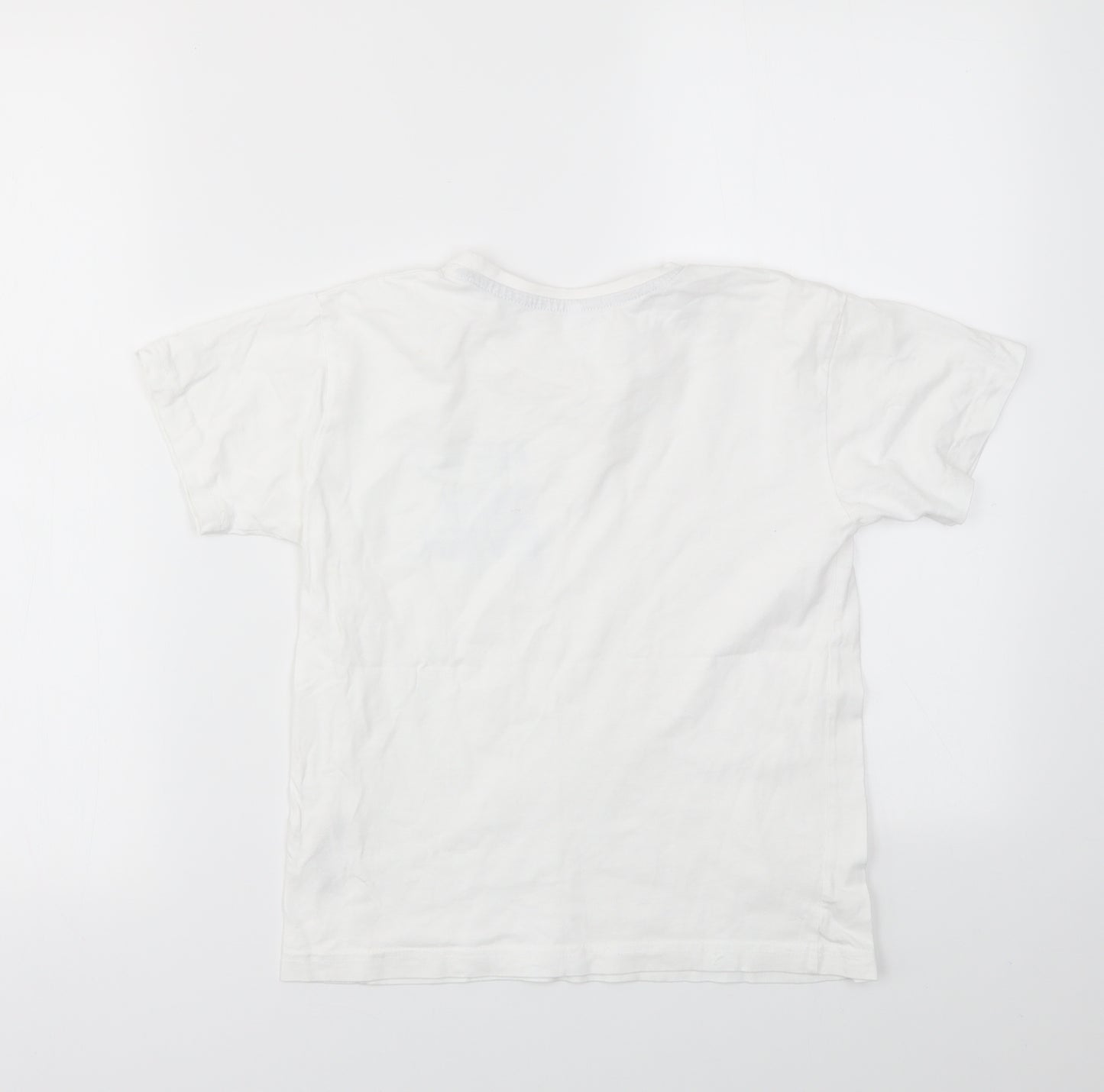 SG Boys White   Basic T-Shirt Size 7-8 Years