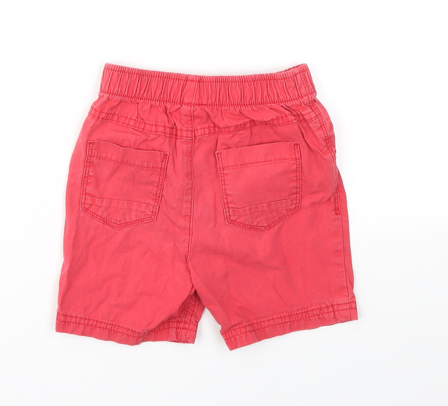 George Boys Red   Cargo Shorts Size 2-3 Years