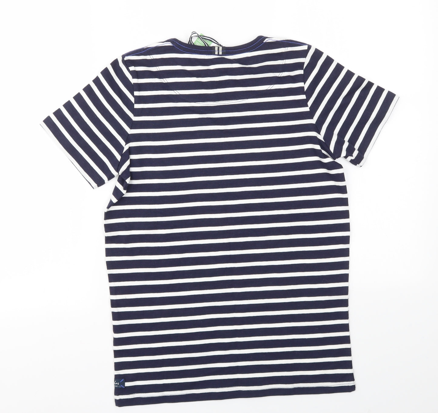 Joules Girls Multicoloured Striped  Basic T-Shirt Size 11-12 Years