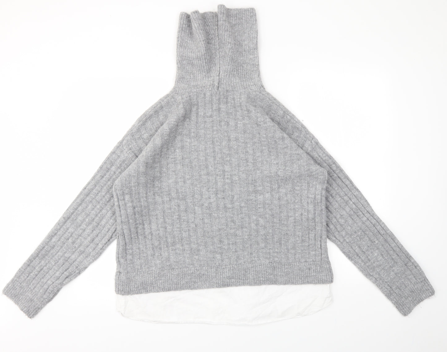 New Look Womens Grey   Pullover Jumper Size M