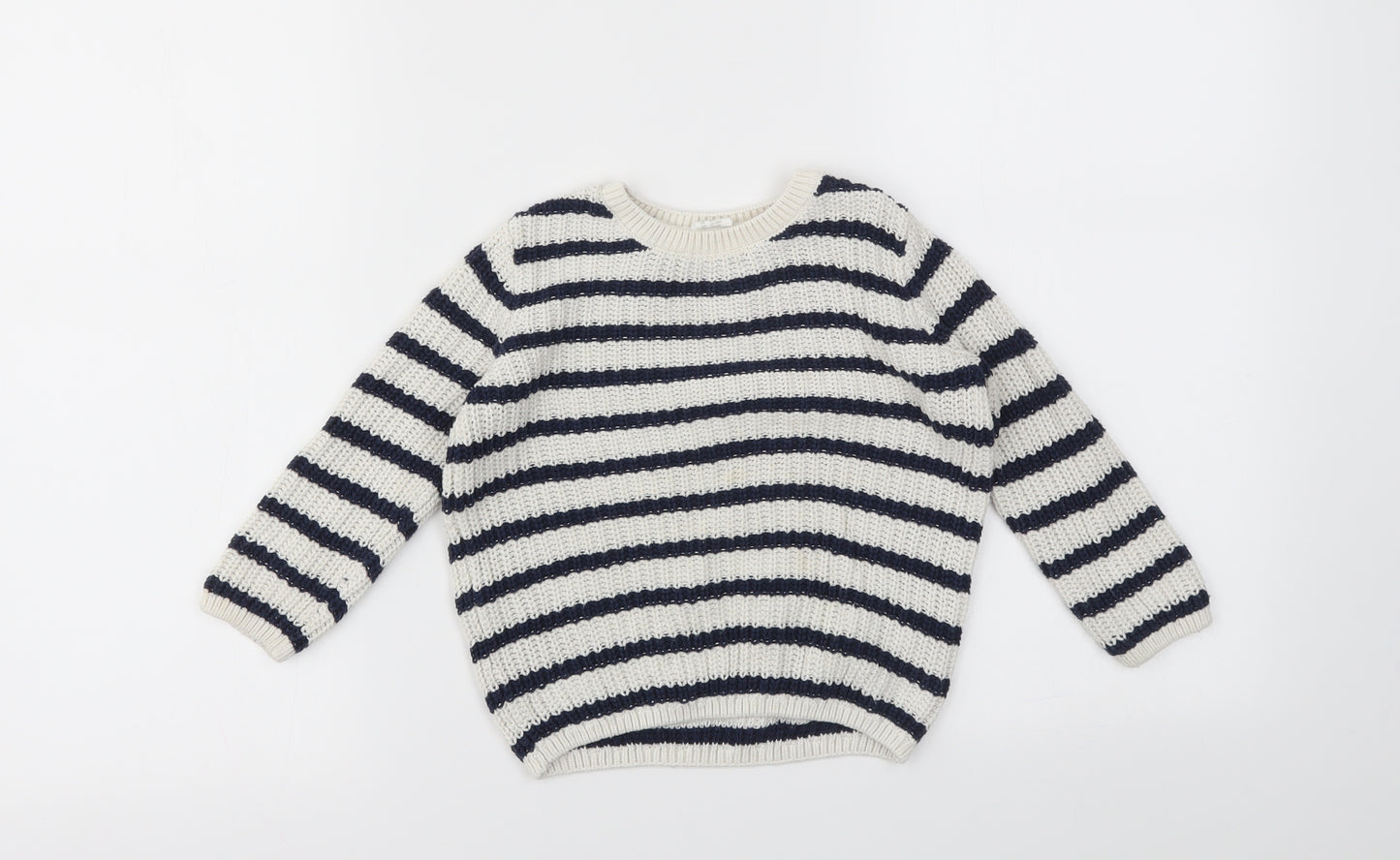 H&M Boys Blue Striped  Pullover Jumper Size 12-13 Years