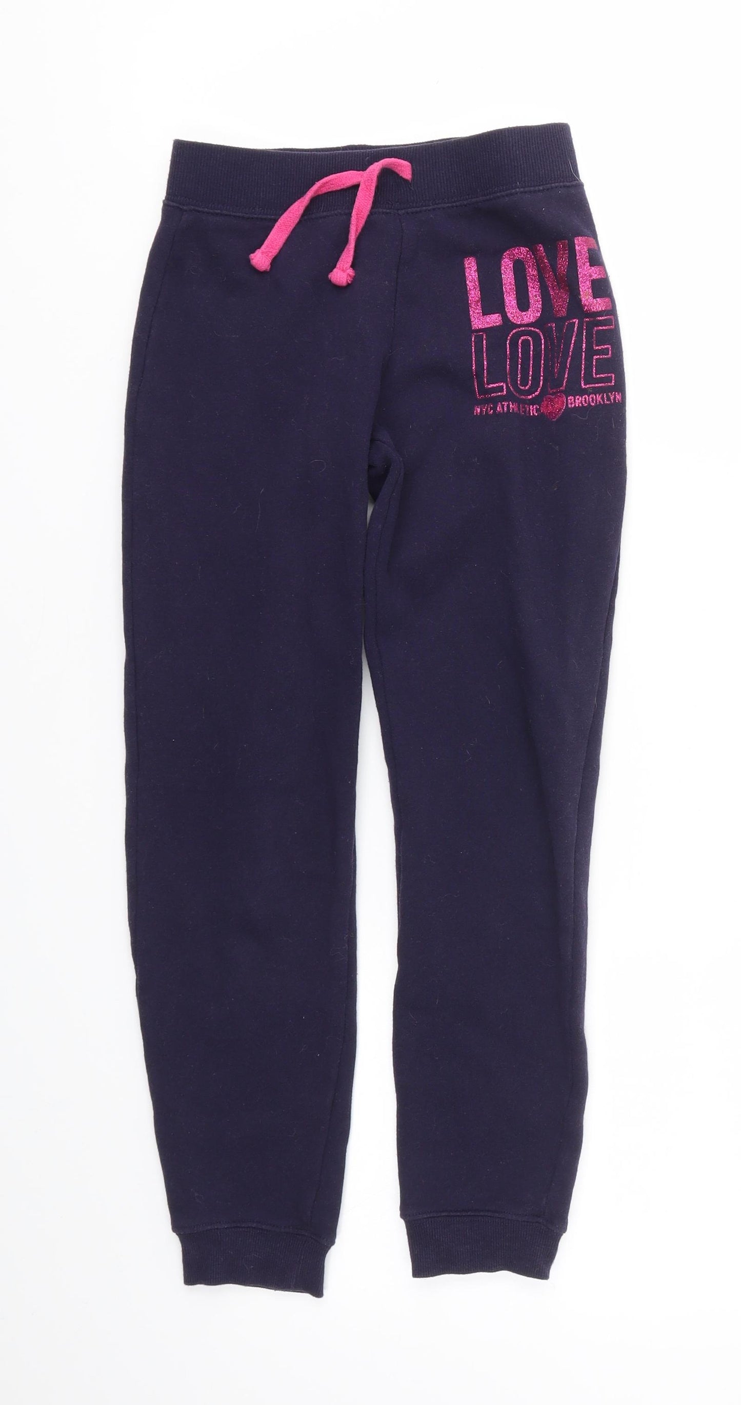 YD Girls Blue   Jogger Trousers Size 6-7 Years