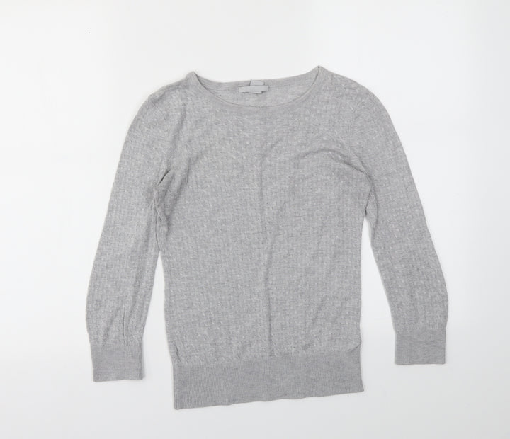 H&M Girls Grey   Pullover Jumper Size XS