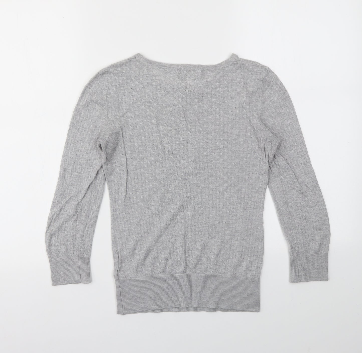 H&M Girls Grey   Pullover Jumper Size XS
