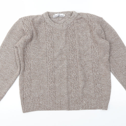 PURE &NATURAL Womens Brown   Pullover Jumper Size M