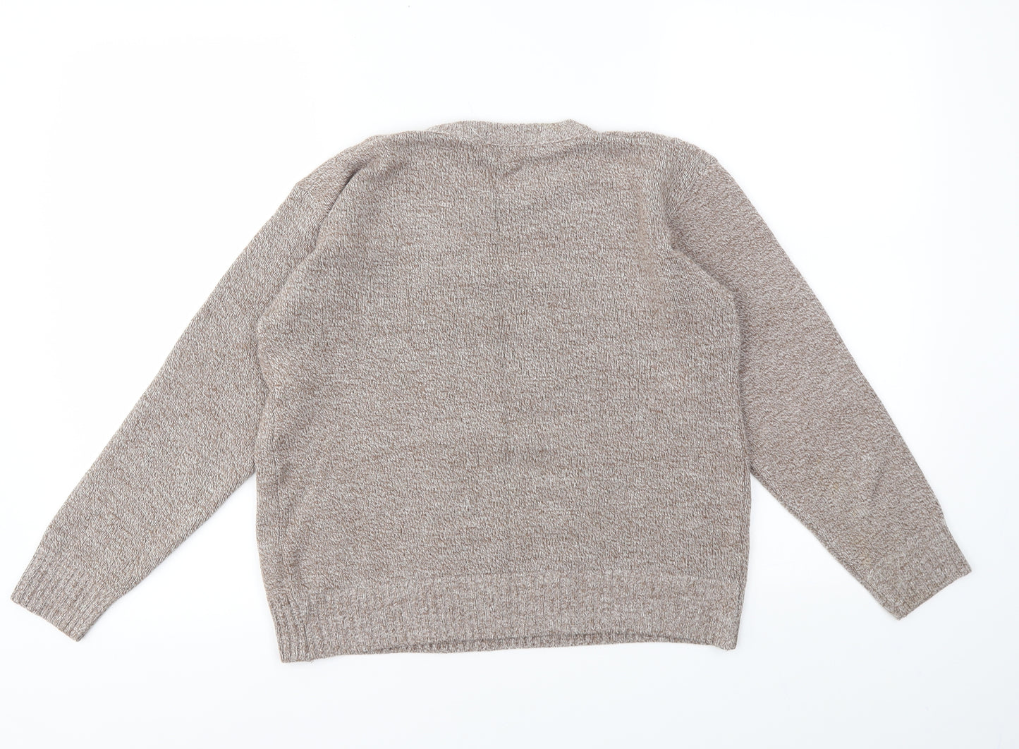 PURE &NATURAL Womens Brown   Pullover Jumper Size M