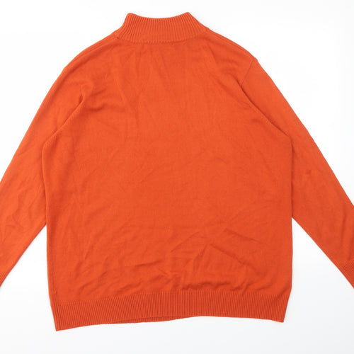 ISLE Womens Orange   Pullover Jumper Size XL