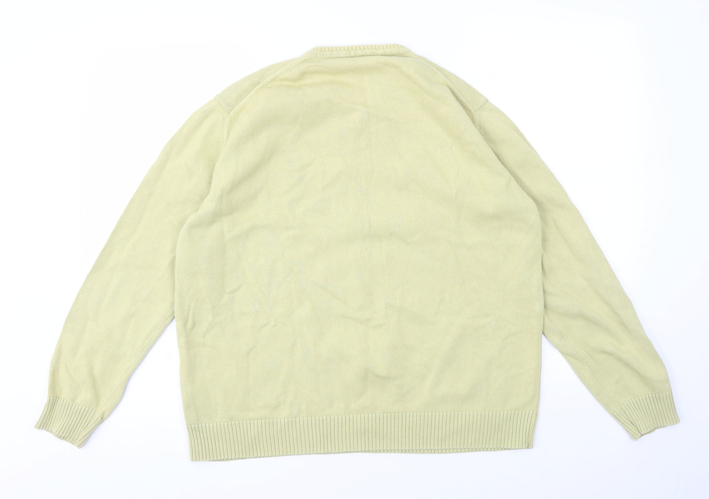 HUGO BOSS Mens Yellow   Pullover Sweatshirt Size XL