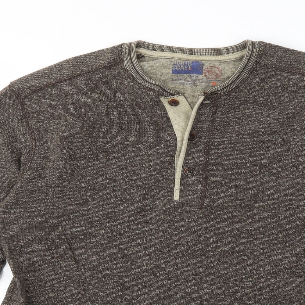 M&S Mens Brown   Pullover Sweatshirt Size M
