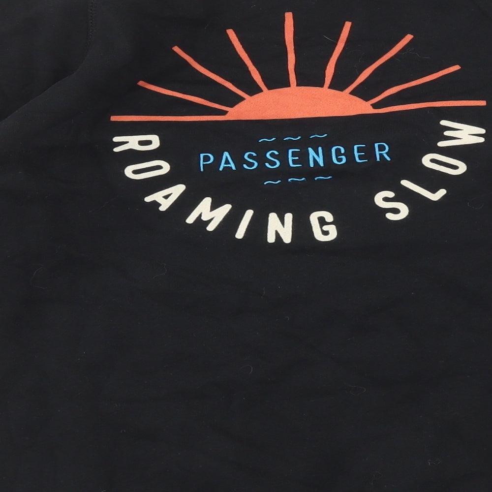 Passenger Mens Black   Pullover Sweatshirt Size S