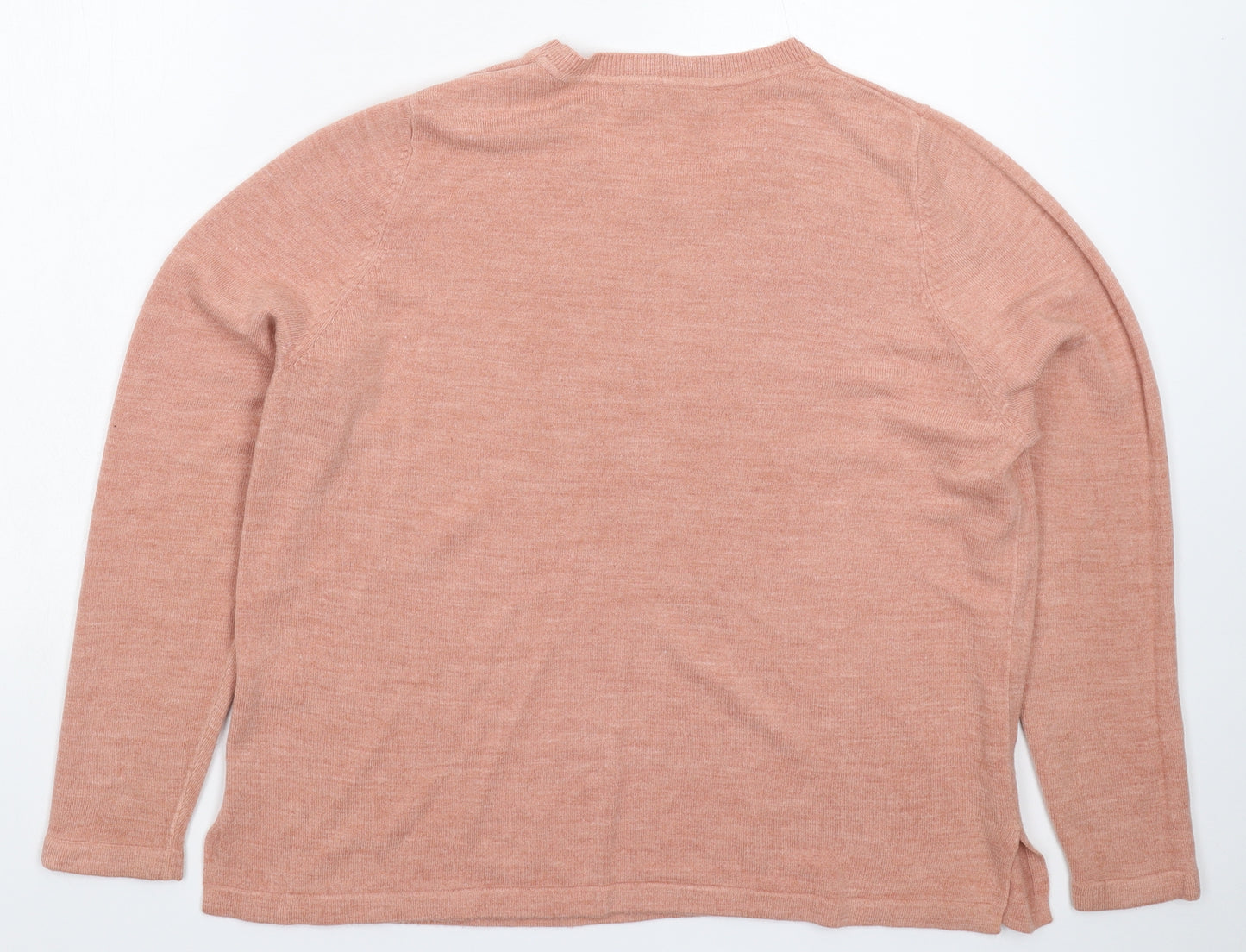 Marks and Spencer Womens Pink  Knit Pullover Jumper Size 18