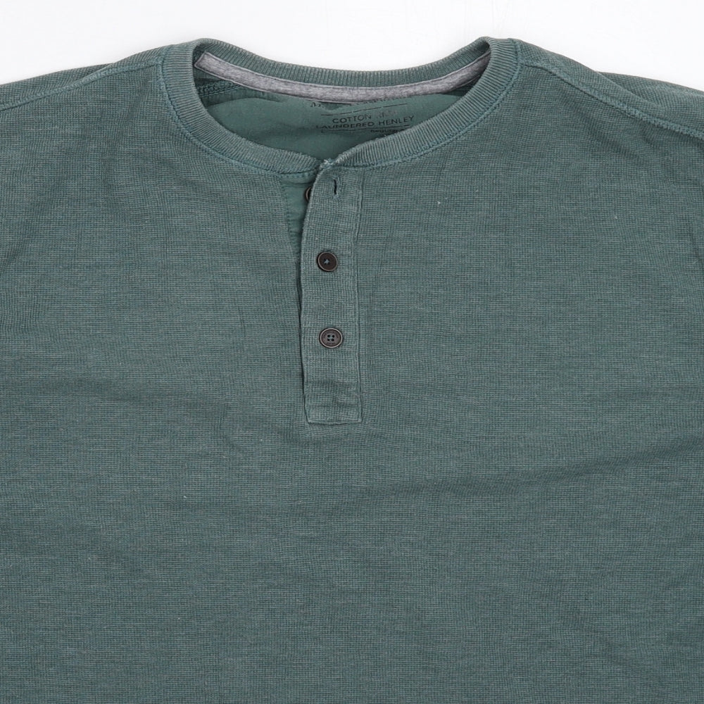 Marks and Spencer Mens Blue   Pullover Jumper Size L