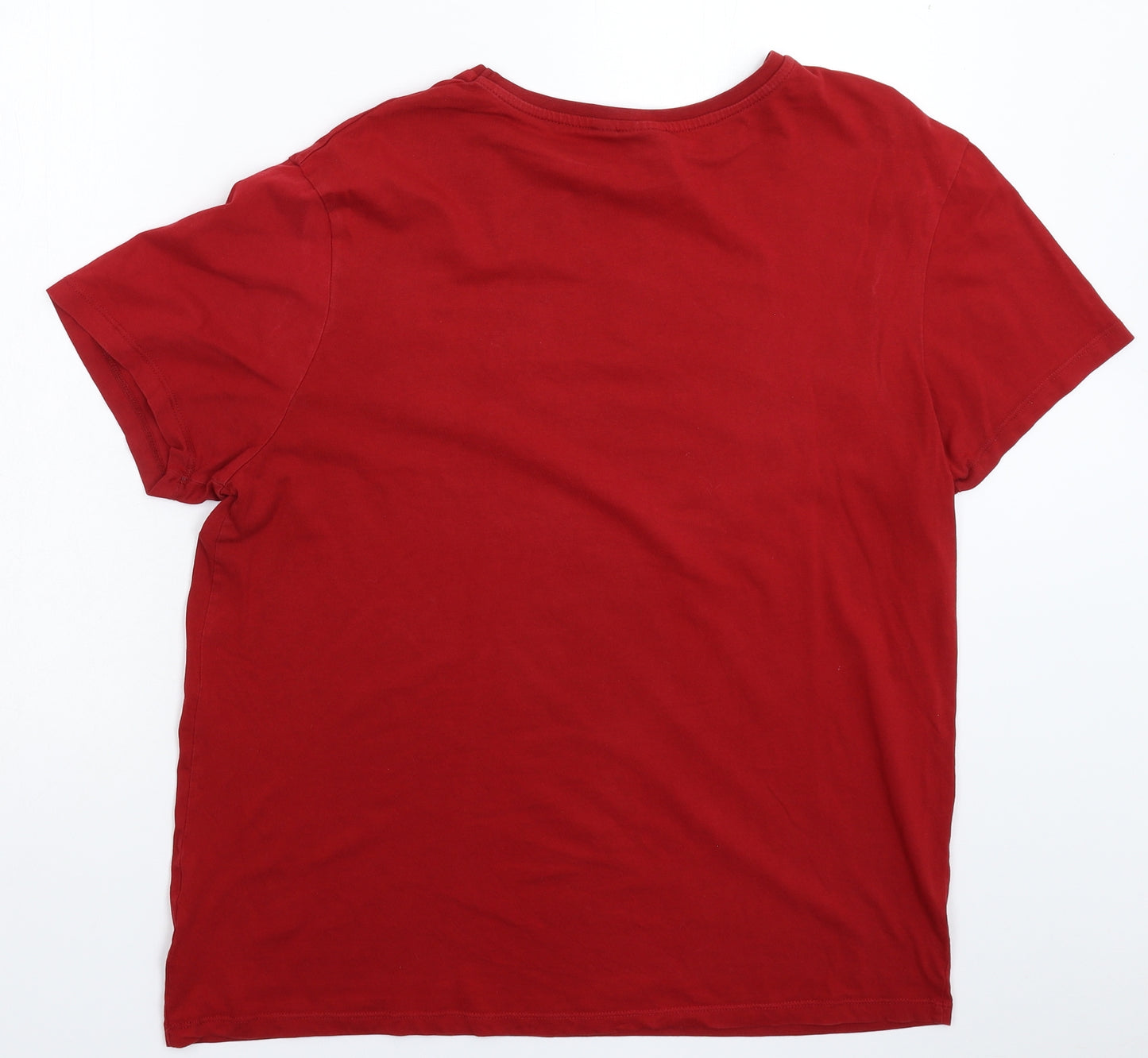 Primark Mens Red    T-Shirt Size XL  - Marvel