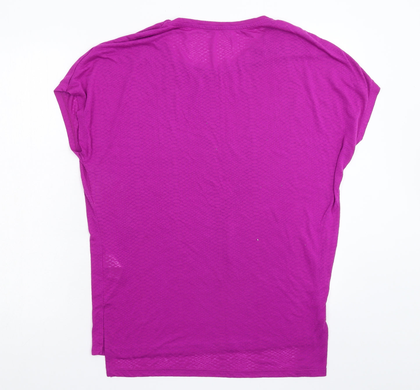 F&F Womens Pink Animal Print  Basic T-Shirt Size 14