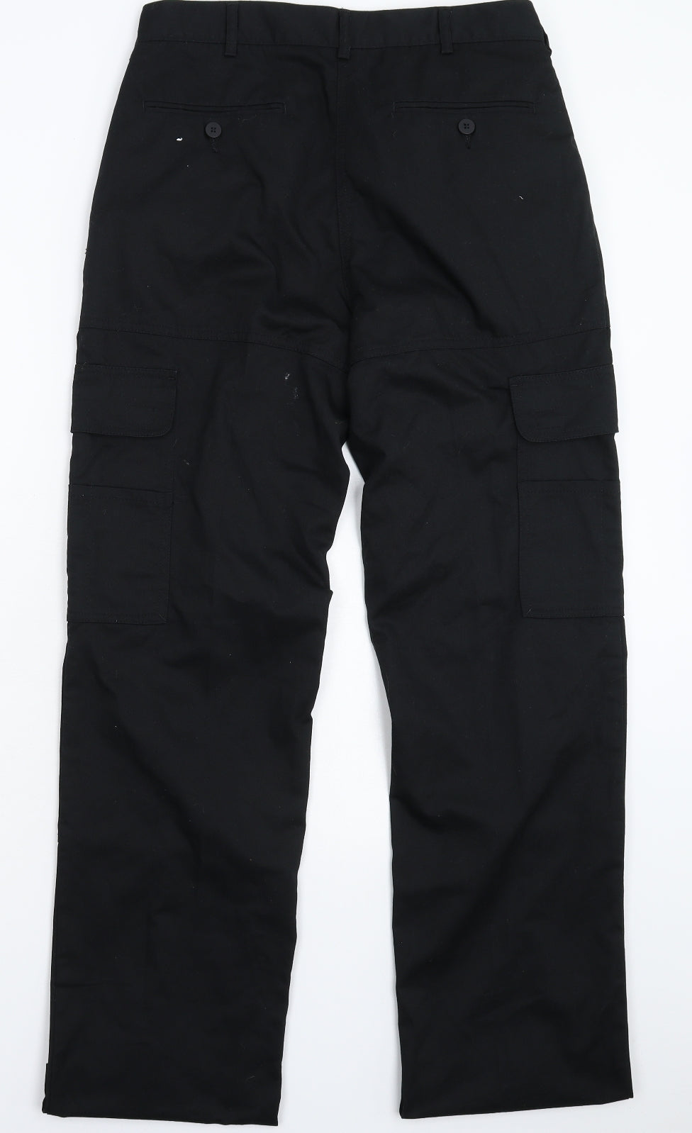 Dimensions Womens Black   Cargo Trousers Size 12 L32 in