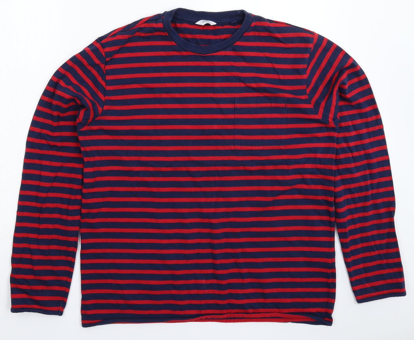 NEXT Mens Multicoloured Striped   T-Shirt Size L