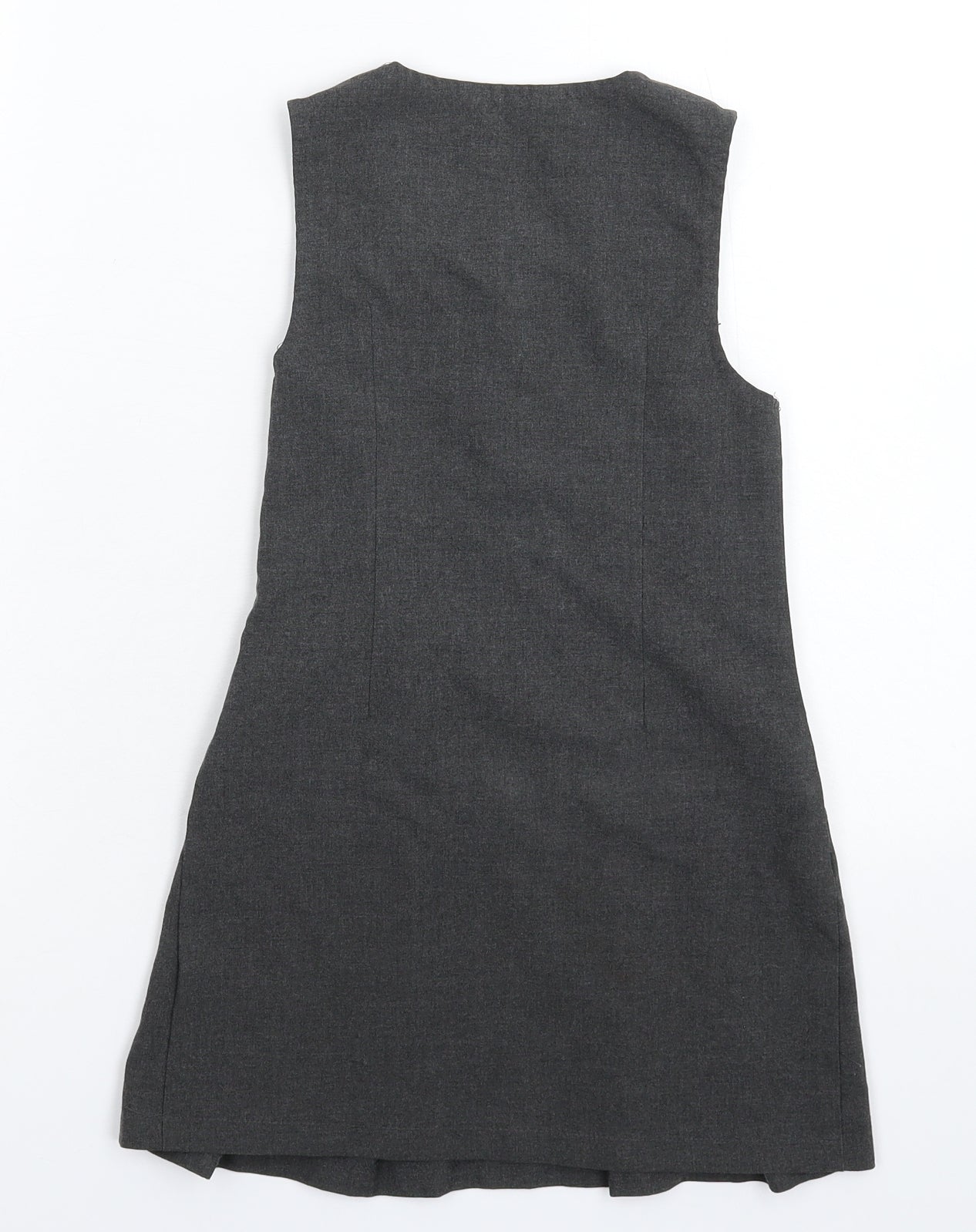 Marks and Spencer Girls Grey   Fit & Flare  Size 5-6 Years  - School