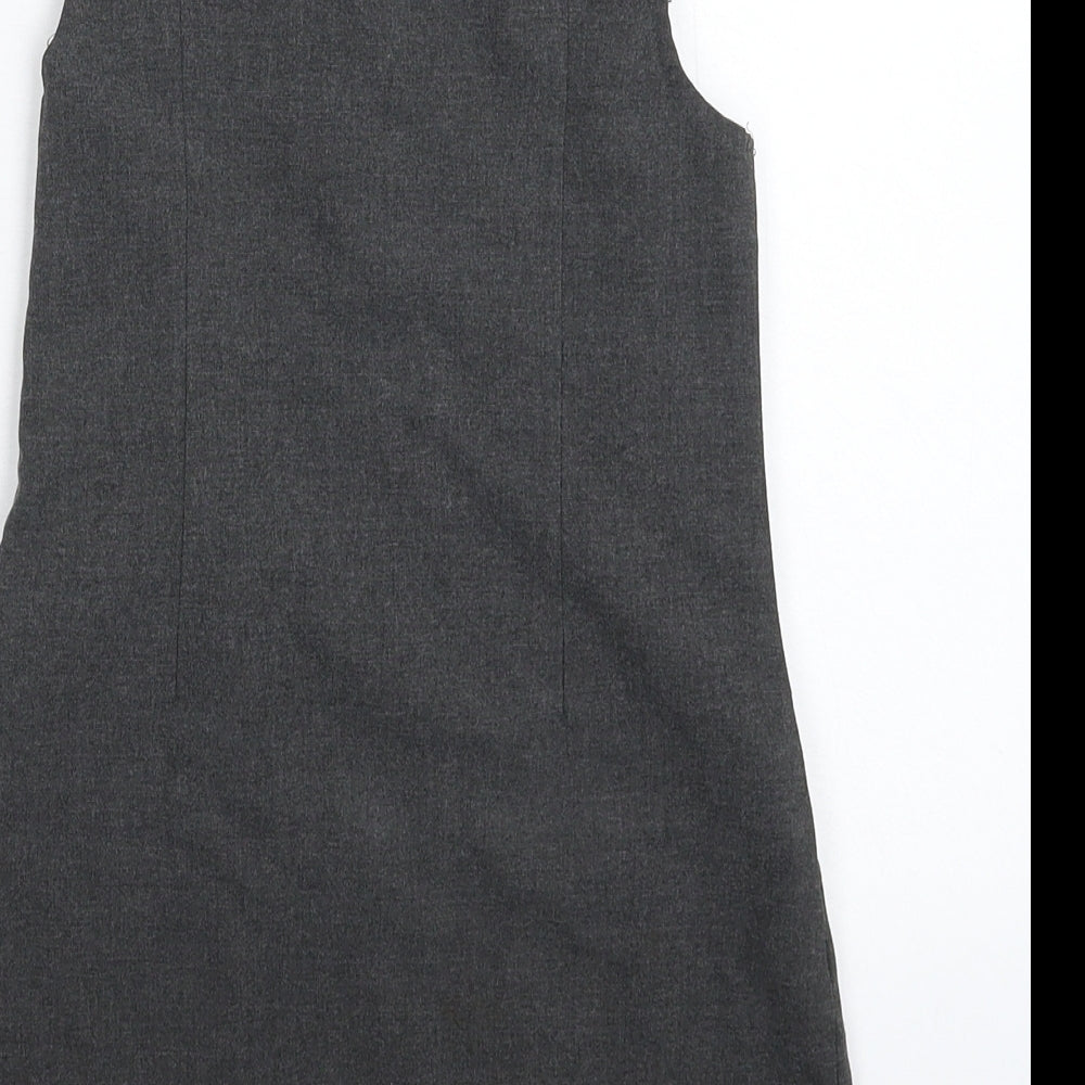 Marks and Spencer Girls Grey   Fit & Flare  Size 5-6 Years  - School