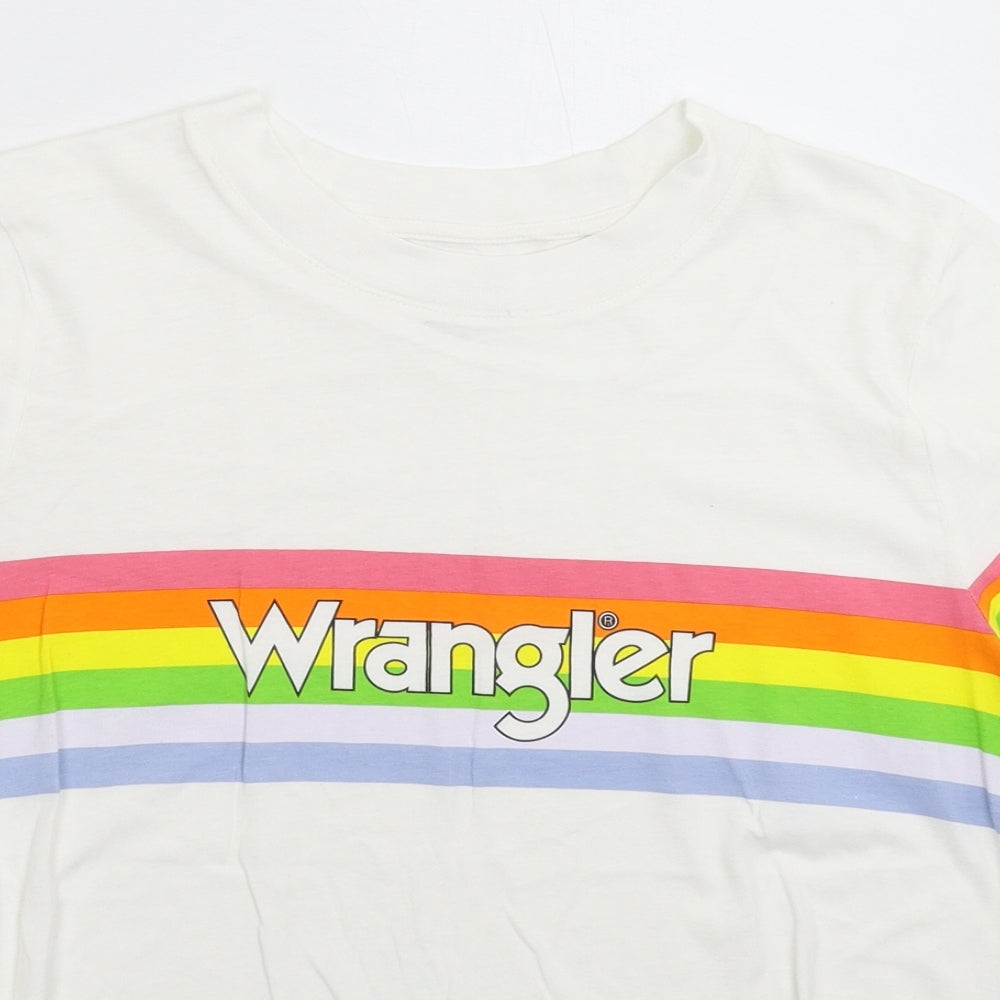 Wrangler Womens White   Basic T-Shirt Size M