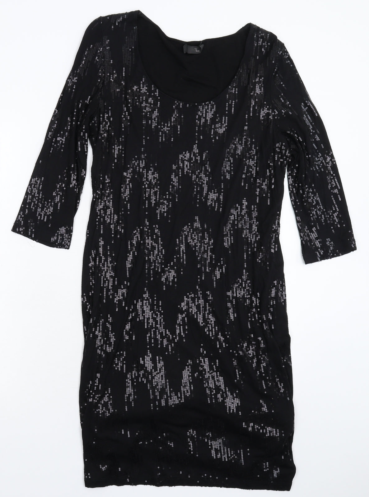 TIA Womens Black   Bodycon  Size 14