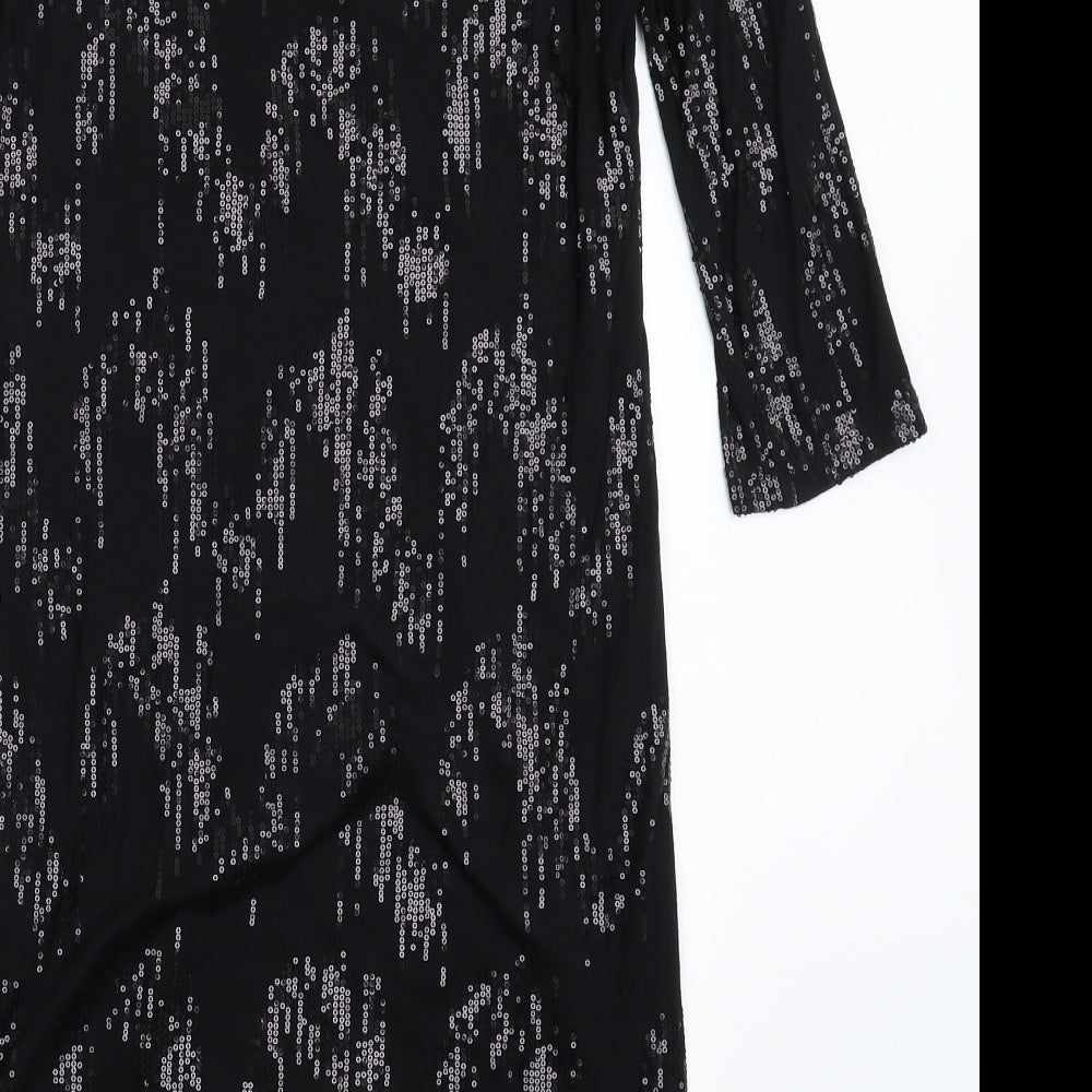 TIA Womens Black   Bodycon  Size 14