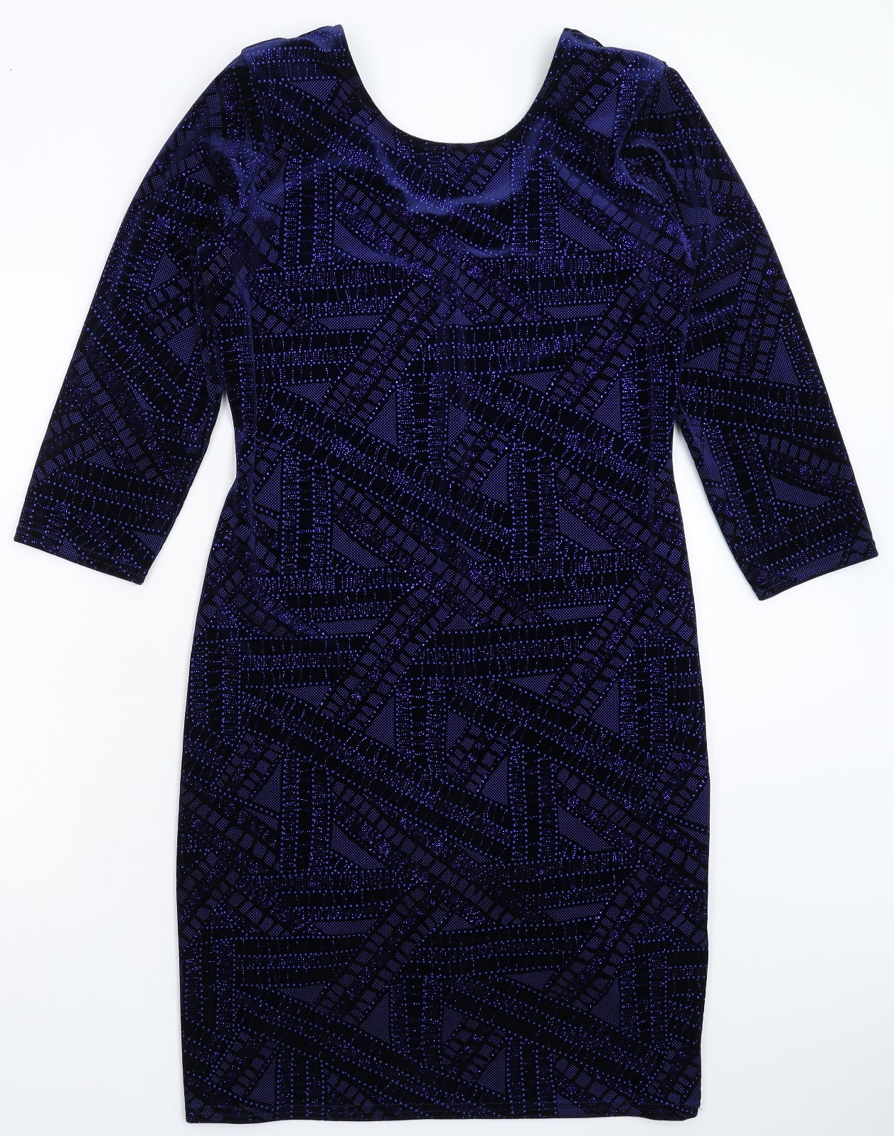 Quiz Womens Blue   Bodycon  Size 18