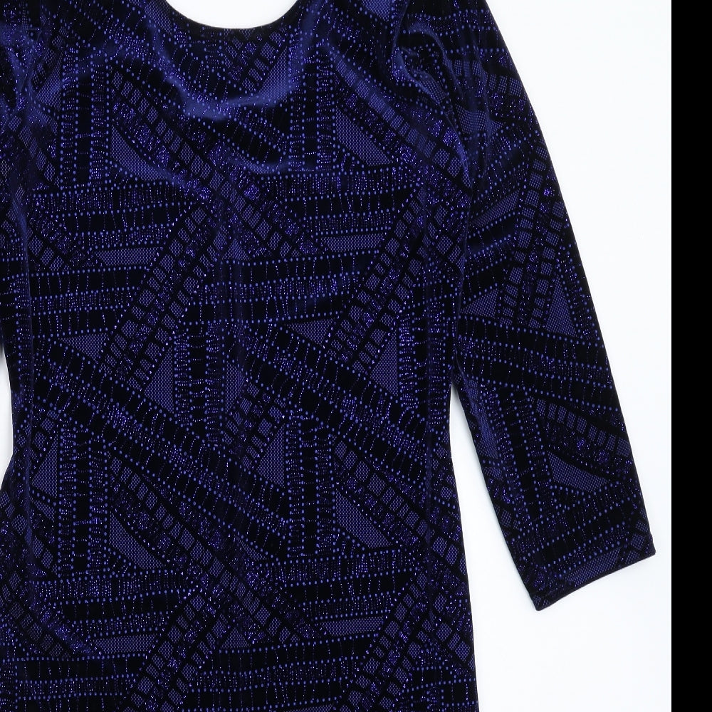 Quiz Womens Blue   Bodycon  Size 18