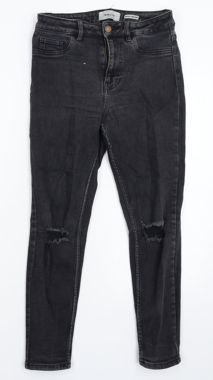 New Look Womens Black Denim Skinny Jeans Size 10 L26 in