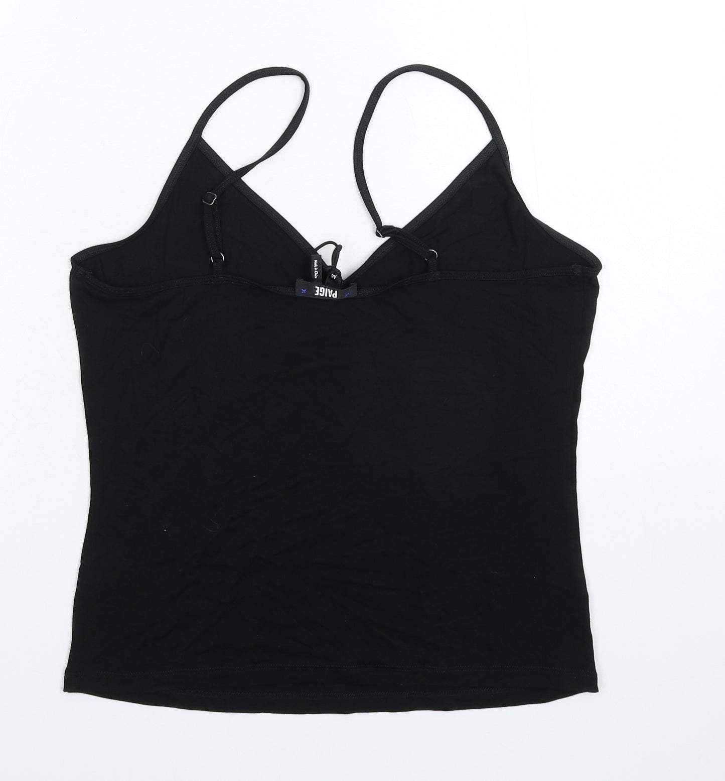 Paige Womens Black   Basic Tank Size M