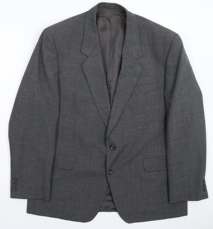 Varteks Mens Grey   Jacket Suit Jacket Size 44