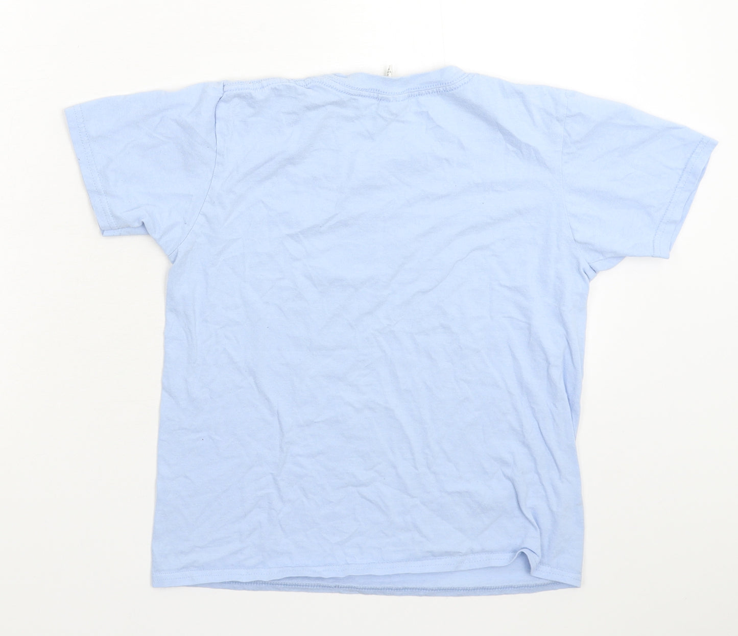 Gildan Boys Blue   Basic T-Shirt Size 10-11 Years